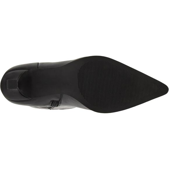 NEW Madden Girl Debut Tall Kitten-Heel Dress Boots Size 7.5M Black Smooth - Picture 3 of 4